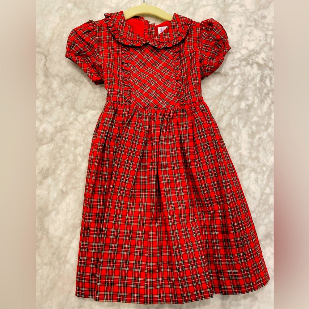 Rachel Riley Tartan Frill Dress